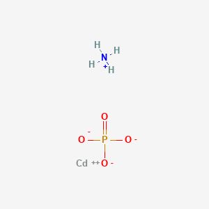 molecular formula CdH4NO4P B084277 azanium;cadmium(2+);phosphate CAS No. 14520-70-8