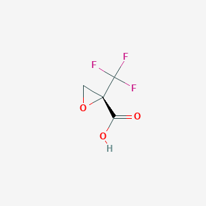 (S)-2,3-epoxy-2-trifluoromethylpropionic acid