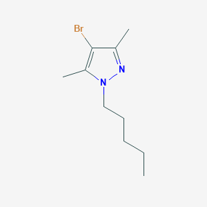 4-bromo-3,5-dimethyl-1-pentyl-1H-pyrazole
