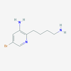 3-Amino-5-bromo-(4-aminobutyl)pyridine