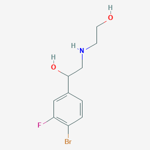 (RS)-1-(4-bromo-3-fluoro-phenyl)-2-(2-hydroxy-ethylamino)-ethanol