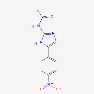 2-Acetamido-4-(4-nitro-phenyl)-1H-imidazole