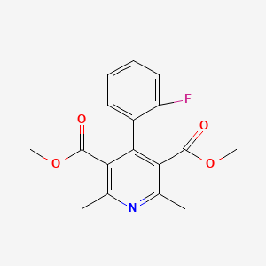 Dimethyl 4-(2-fluorophenyl)-2,6-dimethyl-3,5-pyridinedicarboxylate