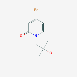 4-bromo-1-(2-methoxy-2-methyl-propyl)-1H-pyridin-2-one