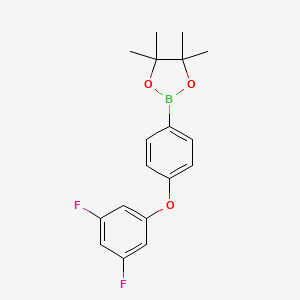 2-[4-(3,5-Difluorophenoxy)phenyl]-4,4,5,5-tetramethyl-1,3,2-dioxaborolane