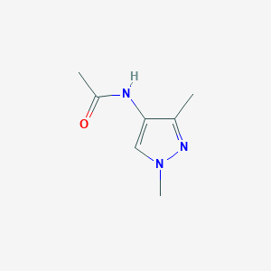 molecular formula C7H11N3O B8428156 N-(1,3-dimethylpyrazol-4-yl)acetamide 