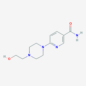 6-(4-(2-Hydroxyethyl)piperazin-1-yl)-nicotinamide