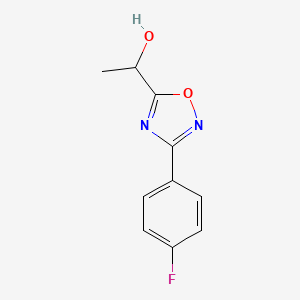 1-(3-(4-Fluorophenyl)-1,2,4-oxadiazol-5-yl)ethanol