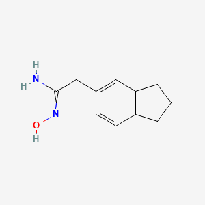 N'-Hydroxy-5-indanylethanimidamide
