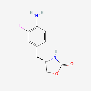 (S)-4-(3-iodo-4-aminobenzyl)-1,3-oxazolidin-2-one