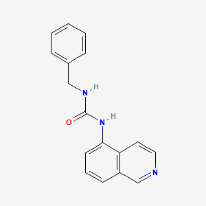molecular formula C17H15N3O B8428354 N-Benzyl-N'-isoquinolin-5-ylurea 