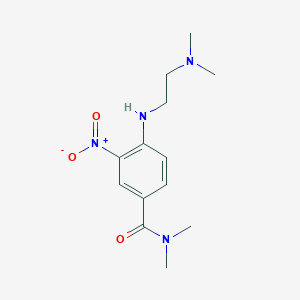 4-{[2-(Dimethylamino)ethyl]amino}-n,n-dimethyl-3-nitrobenzamide