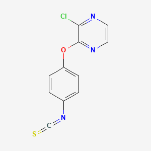 2-Chloro-3-(4-isothiocyanatophenoxy)pyrazine