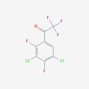 molecular formula C8HCl2F5O B8428593 1-(3,5-Dichloro-2,4-difluorophenyl)-2,2,2-trifluoroethanone 