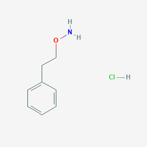 molecular formula C8H12ClNO B084288 盐酸邻苯乙基羟胺 CAS No. 13571-04-5