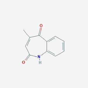 molecular formula C11H9NO2 B084289 4-Methyl-1H-1-benzazepine-2,5-dione CAS No. 10315-37-4