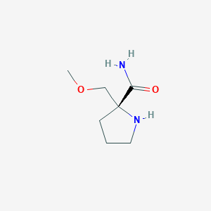 (R)-2-Methoxymethyl-pyrrolidine-2-carboxylic acid amide