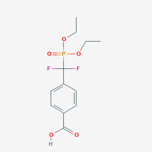 4-[(Diethoxy-phosphoryl)-difluoro-methyl]-benzoic acid