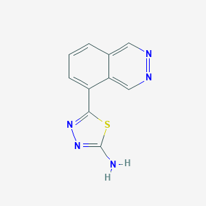 molecular formula C10H7N5S B8429019 5-(Phthalazine-5yl)-1,3,4-thiadiazol-2-amine 