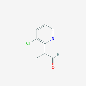 2-(3-Chloropyridin-2-yl)propanal