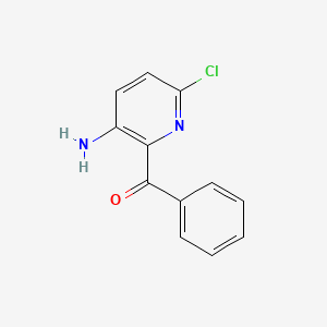 molecular formula C12H9ClN2O B8429070 2-Benzoyl-3-amino-6-chloropyridine 