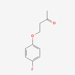 molecular formula C10H11FO2 B8429109 4-(4-Fluorophenoxy)-2-butanone 