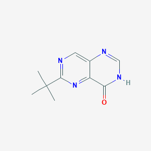 molecular formula C10H12N4O B8429120 6-tert-Butyl-pyrimido[5,4-d]pyrimidin-4-ol 