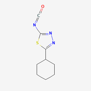 5-Cyclohexyl-1,3,4-thiadiazol-2-yl isocyanate