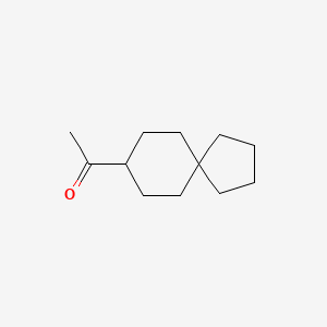 molecular formula C12H20O B8429173 1-Spiro[4.5]dec-8-yl-ethanone 