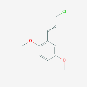 molecular formula C11H13ClO2 B8429191 2,5-Dimethoxy-cinnamyl chloride 