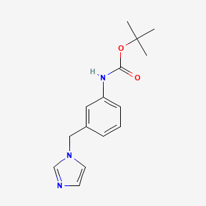 1-(1H-imidazol-1-yl)-1-[3-[(tert-butoxycarbonyl)amino]phenyl]-methane