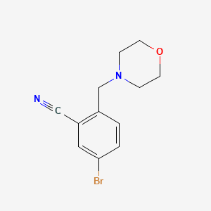 5-Bromo-2-(morpholinomethyl)benzonitrile