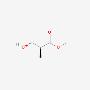 molecular formula C6H12O3 B8429771 methyl 3-(R)-hydroxy-2-(S)-methylbutanoate 