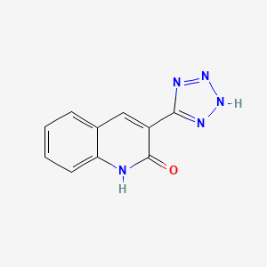 molecular formula C10H7N5O B8429799 Tetrazolylquinoline 