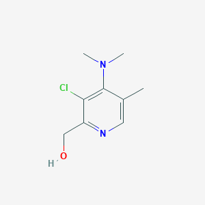4-Dimethylamino-3-chloro-5-methyl-2-hydroxymethylpyridine