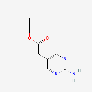 Tert-butyl (2-aminopyrimidin-5-yl)acetate