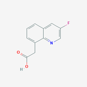 2-(3-Fluoroquinolin-8-yl)acetic acid
