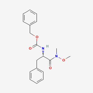[(S)-1-(Methoxy-methyl-carbamoyl)-2-phenyl-ethyl]-carbamic acid benzyl ester