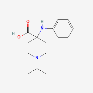 1-(1-Methylethyl)-4-(phenylamino)-4-piperidinecarboxylic acid