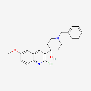 1-Benzyl-4-(2-chloro-6-methoxyquinolin-3-yl)piperidin-4-ol