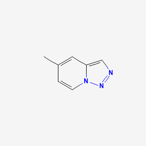 molecular formula C7H7N3 B8430433 5-Methyl-[1,2,3]triazolo[1,5-a]pyridine 