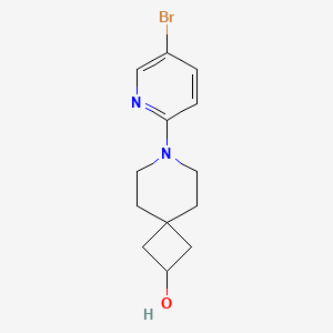molecular formula C13H17BrN2O B8430477 7-(5-Bromopyridin-2-yl)-7-azaspiro[3.5]nonan-2-ol 