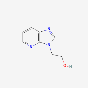 molecular formula C9H11N3O B8430517 3-(2-Hydroxyethyl)-2-methylimidazo[4,5-b]pyridine 