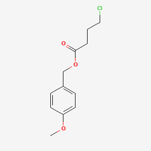molecular formula C12H15ClO3 B8430523 4-Methoxybenzyl 4-chlorobutyrate 