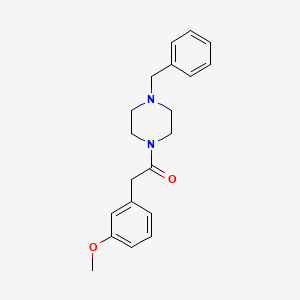 1-[(3-Methoxyphenyl)acetyl]-4-(phenylmethyl)piperazine