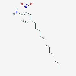 molecular formula C18H30N2O2 B8430549 4-Dodecyl-2-nitroaniline CAS No. 3663-32-9