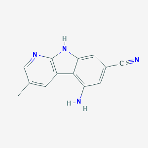 5-Amino-3-methyl-9H-pyrido[2,3-b]indole-7-carbonitrile
