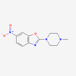 2-(4-Methyl-1-piperazinyl)-6-nitrobenzoxazole