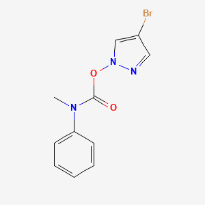 Methyl-phenyl-carbamic Acid 4-bromo-pyrazol-1-yl Ester