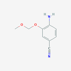 4-Cyano-2-methoxymethyloxyaniline
